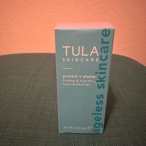Tula protect + plump firming & hydrating face moisturizer.